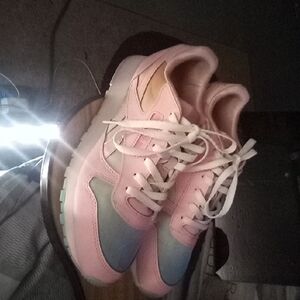Reebok Pink and Blue Women's Sneakers